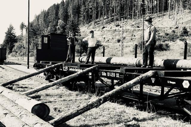 Wie einst 1956 wird am Wochenende Holz im Hochschwarzwald gemacht und transportiert