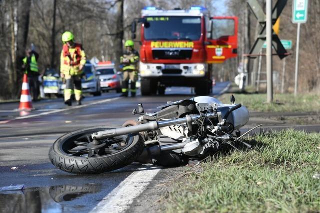 Schwerer Motorradunfall in Schwäbisch Hall