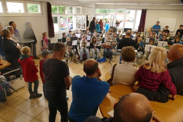 Das Platzkonzert des Musikvereins Egringen hatte diesmal eine neue Form