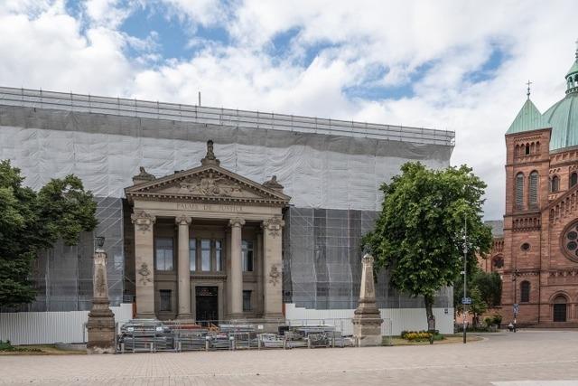 Der Straburger Justizpalast ist eine Grobaustelle – schon wieder