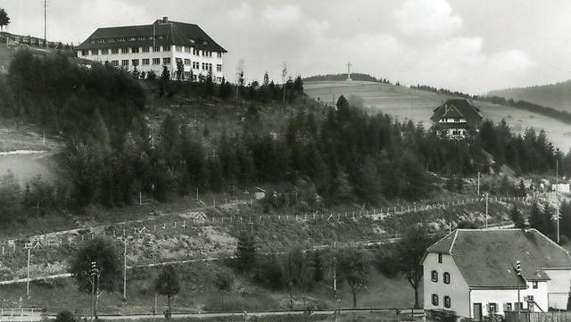 Das Hirnforschungsinstitut etwa um 193... von der Scheuerlenstrae aus gesehen.  | Foto: Archiv Roland Weis