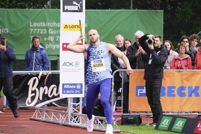 Speerwerfer gehen in Offenburg an den Start