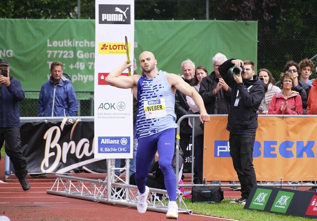 Weltklassemann Julian Weber stand beim...ting 2023 ganz oben auf dem Treppchen. | Foto: Hubert Röderer Weltklassemann Julian Weber stand beim...ting 2023 ganz oben auf dem Treppchen. | Foto: Hubert Röderer