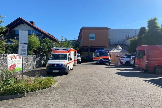 Feuer im Eichstetter Gewerbegebiet  – Feuerwehr verhindert größeren Schaden