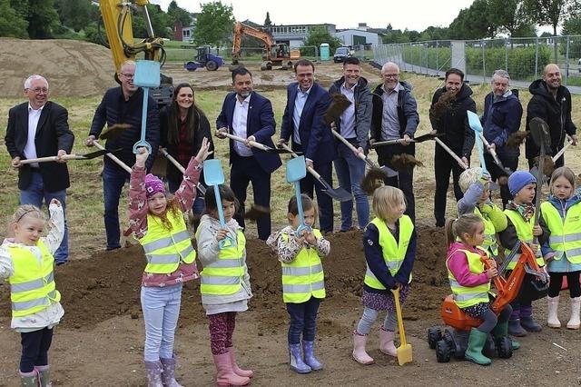 Spatenstich fr neue Kita in Hohberg