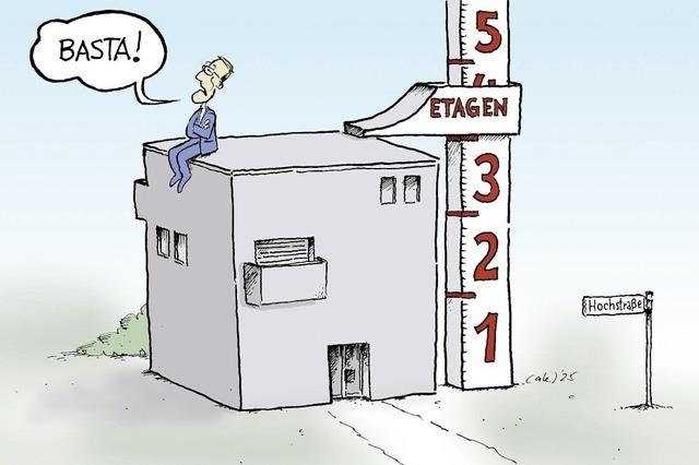 Bauprojekt Hochstrae – drei Geschosse sind genug!