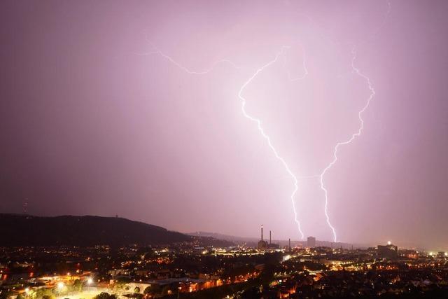 Schwere Unwetter in Teilen Baden-Württembergs am Samstag erwartet