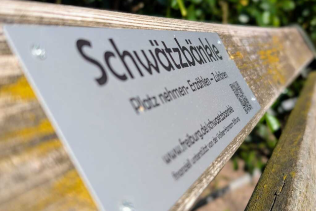 In Freiburg gibt es bald zwei Dutzend Schwätzbänkle, aber nicht alle sind beliebt
