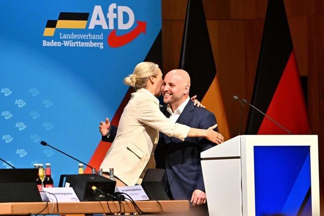 In der Sdwest-AfD ist von Migung nichts zu sehen, nur maximale Zuspitzung