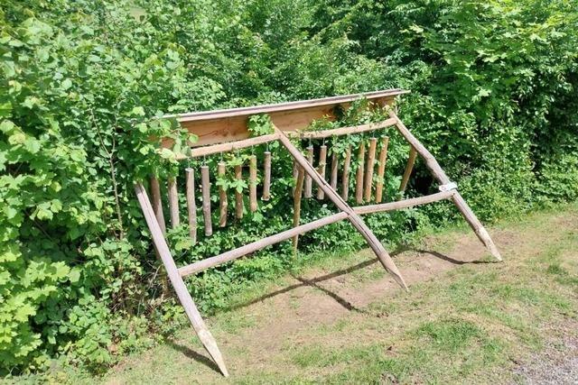 Neuer Familienpfad in Münstertal an mehreren Stationen beschädigt