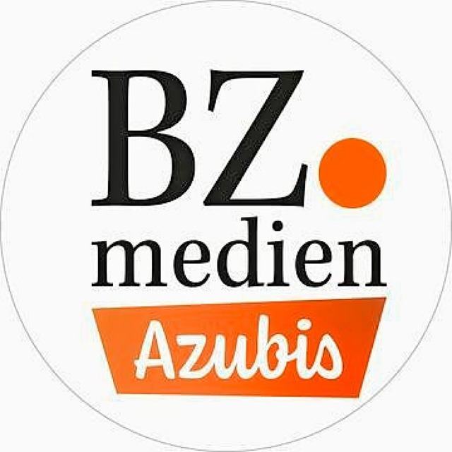 Unser neues Logo ist in der Farbe unse...e Azubis der BZ.medien-Gruppe mit ein.  | Foto: BZ