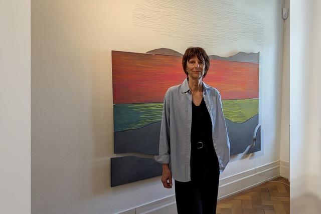 Künsterlin verzaubert in Müllheim mit Linienkunst