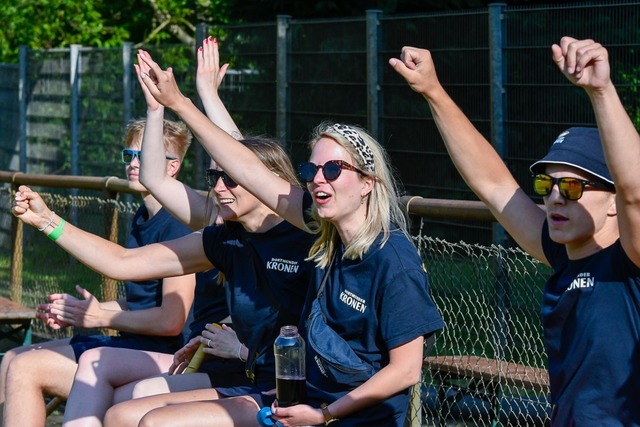 Beim  Pfingsthockeyturnier berwiegt der Spa.  | Foto: Endrik Baublies