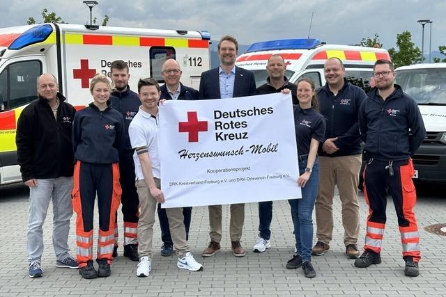 Freiburger DRK schickt ein Wunschmobil auf die Straße: "Wir möchten Herzenswünsche erfüllen"