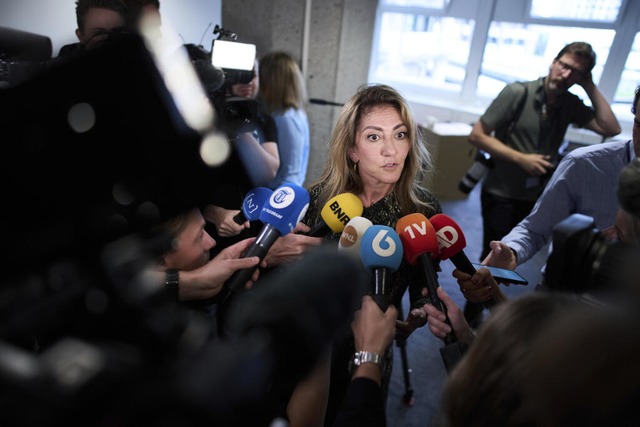Dilan Yesilgöz, Vorsitzende der rechts...olkspartei für Freiheit und Demokratie | Foto: Peter Dejong (dpa) Dilan Yesilgöz, Vorsitzende der rechts...olkspartei für Freiheit und Demokratie | Foto: Peter Dejong (dpa)
