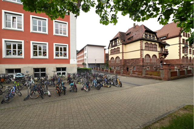 Groe Raumnot auf dem Schulcampus in der Wiehre