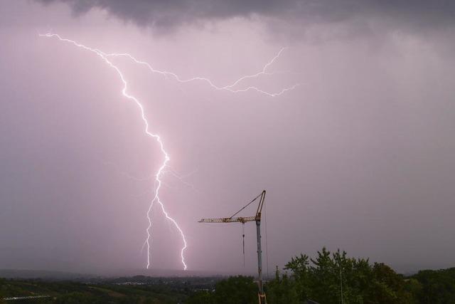 Regen und Gewitter sorgen für stürmische Tage in Baden-Württemberg