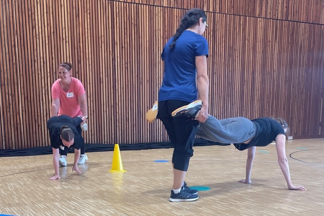 Rund 50 pädagogische Fachkräfte und Üb... Schulung für den Bewegungspass dabei. | Foto: Landratsamt Ortenaukreis Rund 50 pädagogische Fachkräfte und Üb... Schulung für den Bewegungspass dabei. | Foto: Landratsamt Ortenaukreis