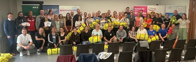Gruppenbild der pädagogischen Fachkräfte und Übungsleitenden. | Foto: Landratsamt Ortenaukreis Gruppenbild der pädagogischen Fachkräfte und Übungsleitenden. | Foto: Landratsamt Ortenaukreis