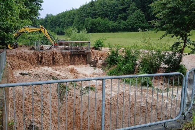 Herbolzheimer Brgermeister nach massiven Regengssen: "Bleichheim htte berflutet sein knnen"
