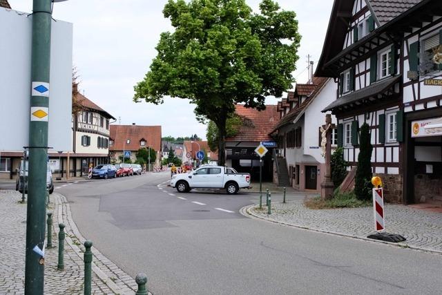 Offenburger Gemeinderat entscheidet gegen einen Mini-Kreisverkehr in Zell-Weierbach