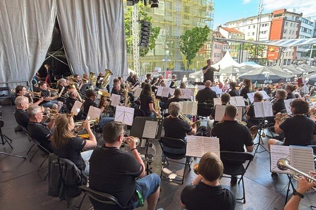 Die Orchestergemeinschaft Lörrach war mit 20.000 anderen Musikern beim Deutschen Musikfest in Ulm