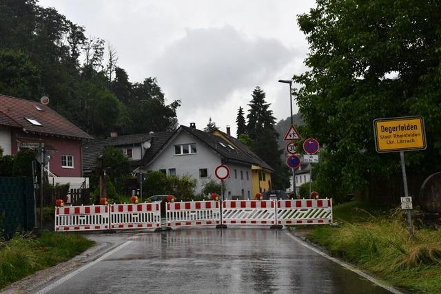 Sperrung in der Grenzacher Straße in Degerfelden sorgt für Probleme in Herten