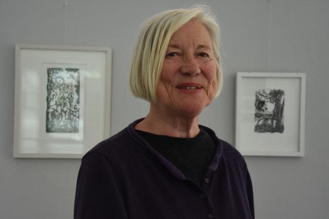 Die Zeichnungen und Grafiken Brigitte von Savigny in Gundelfingen vereinen Natur und Gedichte
