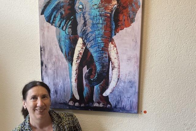 Anja Semling zeigt Tierausstellung im Wasserschloss in Schliengen