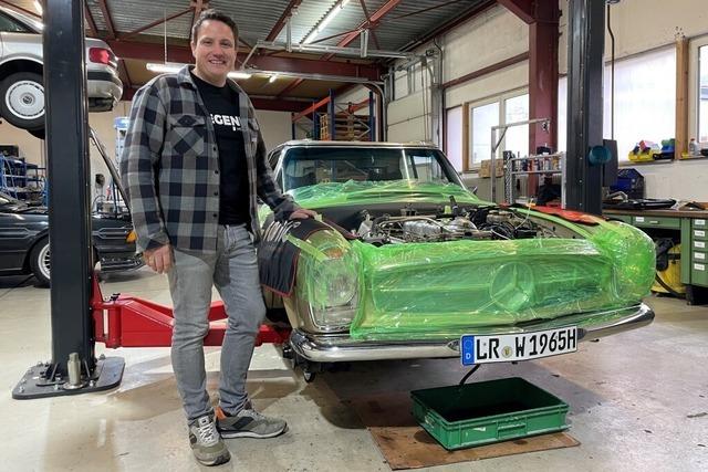 Villinger Autoschrauber stattet Oldtimer mit E-Antrieb aus