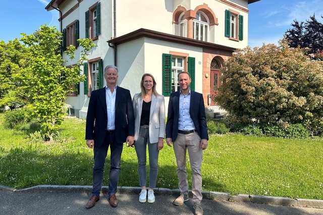 Freuen sich auf die Zusammenarbeit (vo...Johannes Schoder (Studiengangsleiter). | Foto: DHBW Lörrach Freuen sich auf die Zusammenarbeit (vo...Johannes Schoder (Studiengangsleiter). | Foto: DHBW Lörrach