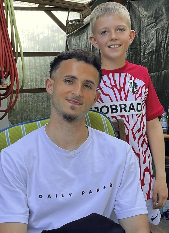 Matteo Wagner mit Max Rosenfelder  | Foto: privat