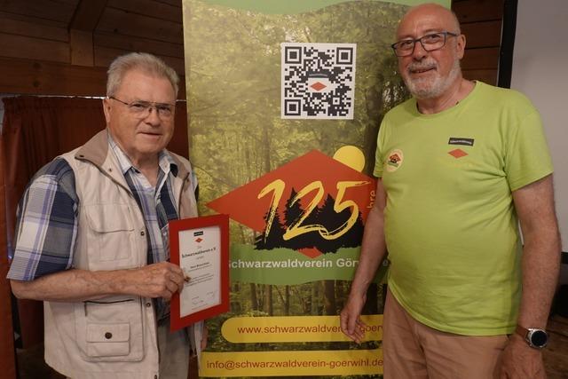Der Schwarzwaldverein Grwihl hat sein 125-jhriges Bestehen gefeiert