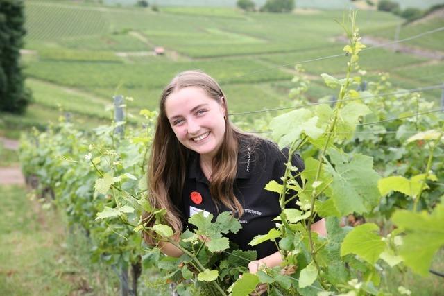 Jungwinzerin Rosa Kost aus Freiburg-St. Georgen: "Der Beruf ist sehr erfüllend"