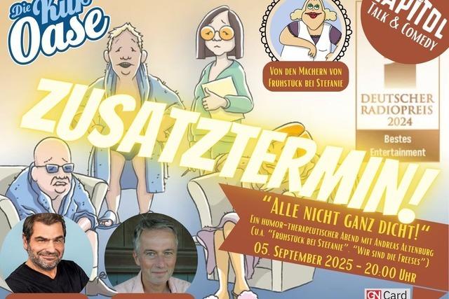 „Alle nicht ganz dicht!“ - Ein humor-therapeutischer Abend mit Andreas Altenburg - Zusatztermin