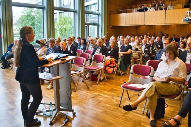 Oberbürgermeisterin Diana Stöcker setzt auf die Unternehmer in Weil am Rhein