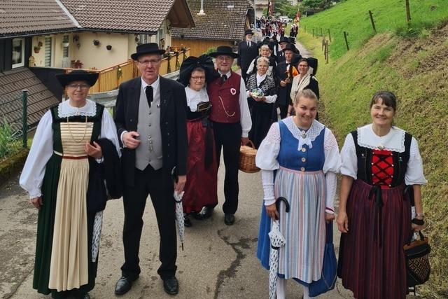 Die Markgräfler Trachtengruppe hat einen vollen Terminkalender und präsentiert sich gern