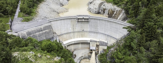 Der Ferdendamm im Kanton Wallis | Foto: Cyril Zingaro (dpa) Der Ferdendamm im Kanton Wallis | Foto: Cyril Zingaro (dpa)