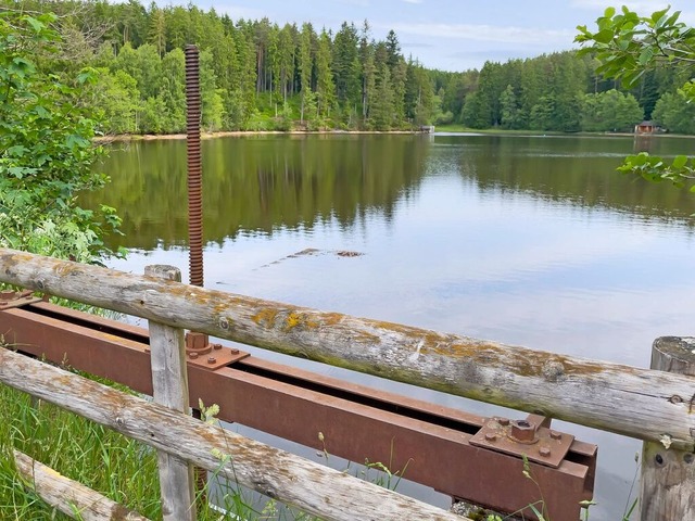 Schon seit dem vergangenen Jahr wird d...füllt, nun ist das Baden ganz verboten | Foto: Wilfried Dieckmann Schon seit dem vergangenen Jahr wird d...füllt, nun ist das Baden ganz verboten | Foto: Wilfried Dieckmann