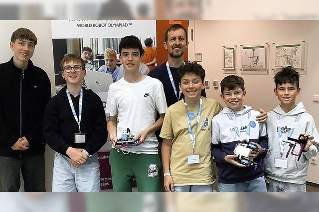 Breisacher Lego-Roboter-Team im Finale