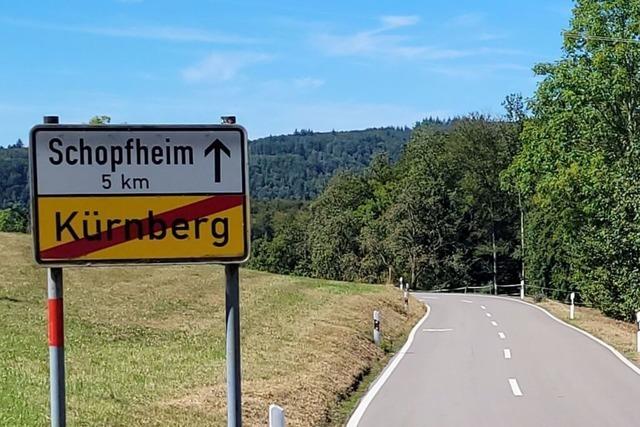 Die Sanierung der Dorfstraße oben auf der Wunschliste des Ortschaftsrats von Schopfheim Kürnberg