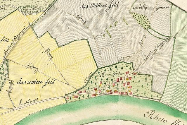 Vier Stck in ber 200 Jahren: Die Vermessungen Wallbachs prgen Bad Sckingen bis heute