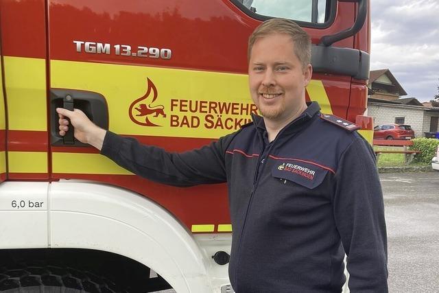 "Man braucht das Feuerwehr-Gen" - Warum Christian Siebold Kommandant der Feuerwehr Bad Säckingen  ist