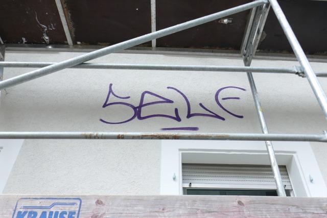Emmendinger Polizei fahndet nach Graffiti-Sprayer: Wer ist dieser Selö?