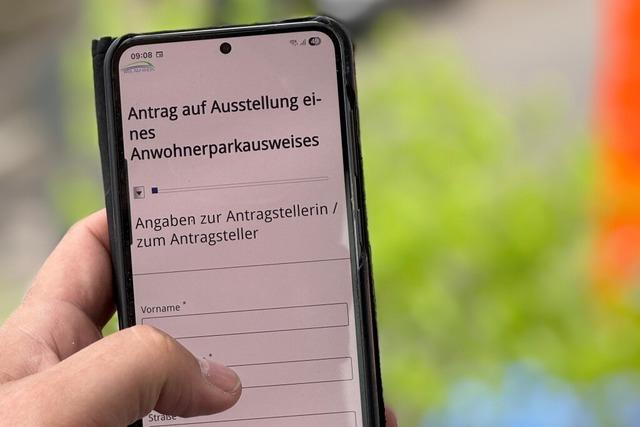 In Weil am Rhein können Anträge fürs Bewohnerparken nun online gestellt werden