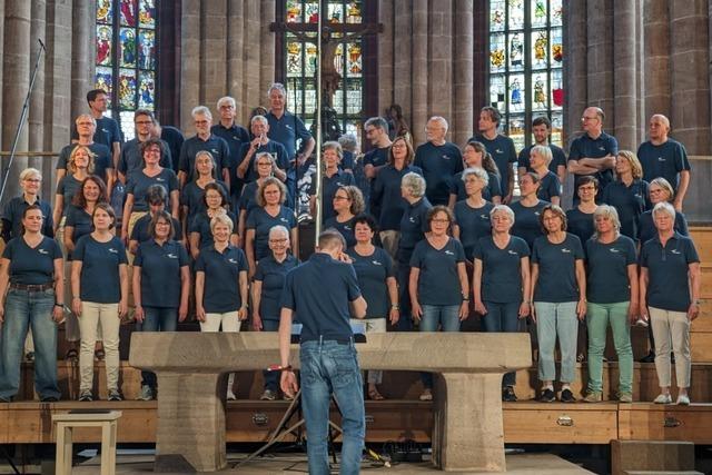 Der Chor Cantemus aus Gundelfingen war beim Deutschen Chorfest in Nürnberg