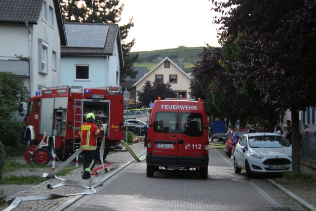 Mehr als 50 Einsatzkräfte der Feuerwehr waren im Einsatz. | Foto: Horst David Mehr als 50 Einsatzkräfte der Feuerwehr waren im Einsatz. | Foto: Horst David