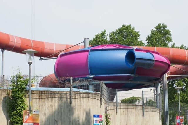 Die neue Rutsche im Laguna in Weil am Rhein verspricht noch mehr Spektakel für Badegäste