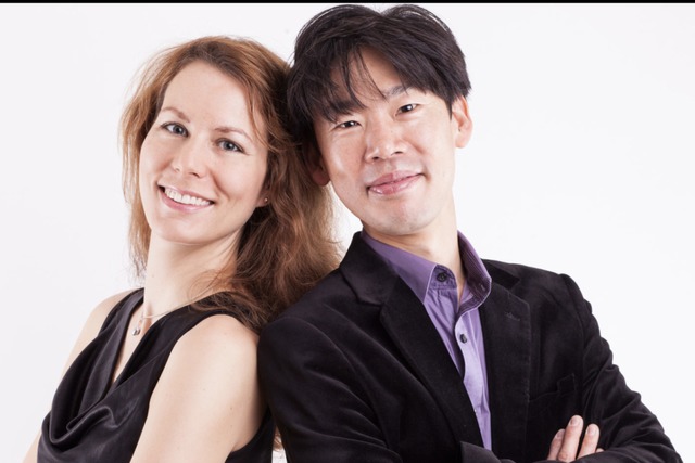 Das Klavierduo FourTe spielt in Binzen. | Foto: Ellen Ebenau Das Klavierduo FourTe spielt in Binzen. | Foto: Ellen Ebenau
