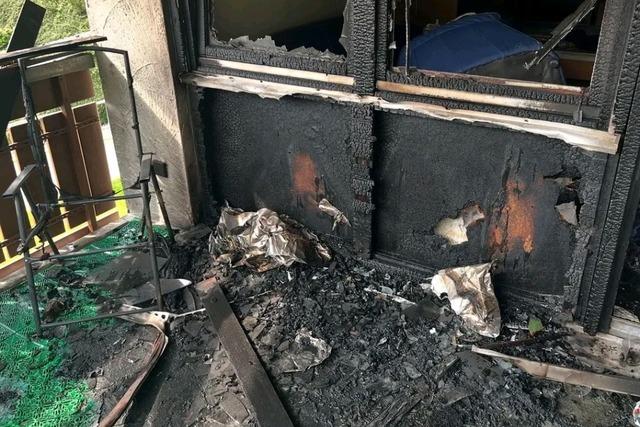 100.000 Euro Schaden: Balkonbrand macht Wohnung in Todtmoos unbewohnbar